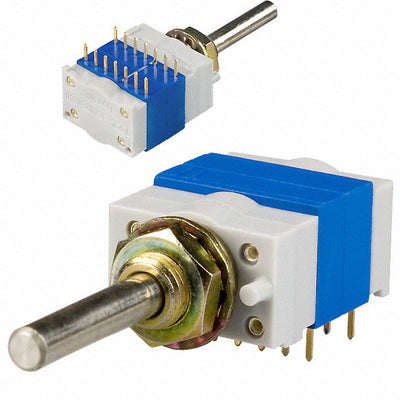 MIL1303B03NAD25 by C&K - SWITCH ROTARY 3POS 20MA 50V