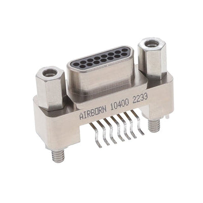 MK-2H2-015-375-2200 by AirBorn, Inc. - D-SUB, PLUG, .050"", 2ROW, 15POS,