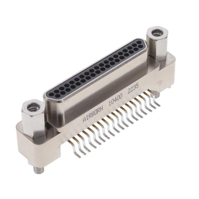 MK-2H2-037-375-2200 by AirBorn, Inc. - D-SUB, PLUG, .050"", 2ROW, 37POS,