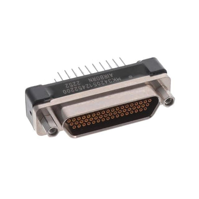 MK-342-051-245-2200 by AirBorn, Inc. - D-SUB, RCPTL, .050"", 3ROW, 51POS