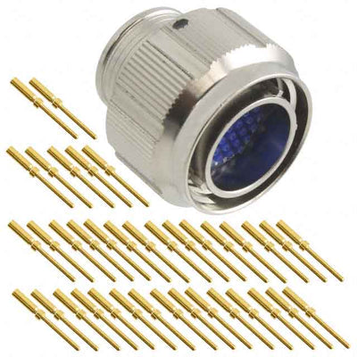 MKJ1A6F13-37PA by ITT Cannon, LLC - CONNECTOR PLUG MALE 37POS GOLD CRIMP