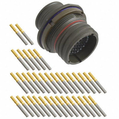 MKJ1A7W13-37SA by ITT Cannon, LLC - CONNECTOR RECPT FMALE 37POS GOLD CRIMP