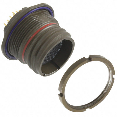MKJ1C7W13-37DA by ITT Cannon, LLC - CONNECTOR RECPT FMALE 37POS GOLD SLDR