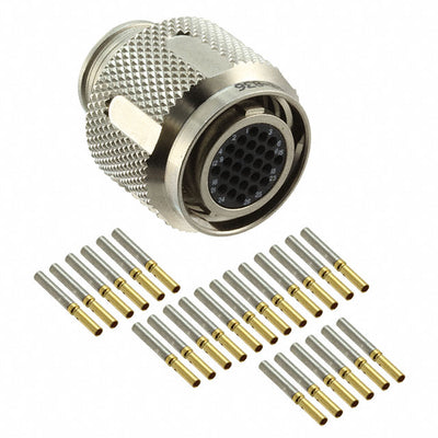 MKJ5A6F12-26SA by ITT Cannon, LLC - CONNECTOR PLUG FMALE 26POS GOLD CRIMP