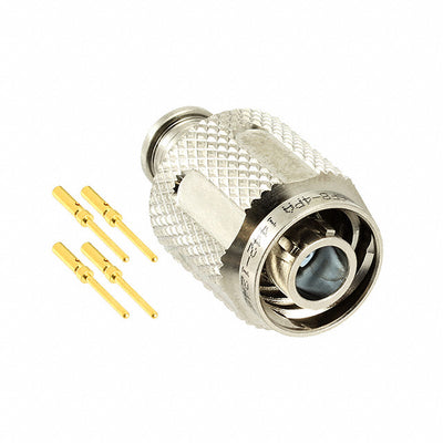 MKJ5A6F8-4PA by ITT Cannon, LLC - CONNECTOR PLUG MALE 4POS GOLD CRIMP