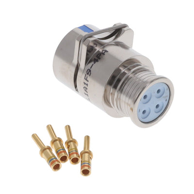 MKJCL1A1F9-4PA by ITT Cannon, LLC - CONNECTOR RECPT MALE 4POS CRIMP
