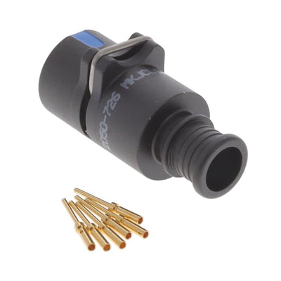 MKJCL1A1Z6-6PA by ITT Cannon, LLC - CONNECTOR RECPT MALE 6POS CRIMP