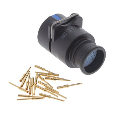 MKJCL1A1Z9-19PA by ITT Cannon, LLC - CONNECTOR RECPT MALE 19POS CRIMP