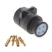 MKJCL1A1Z9-4PA by ITT Cannon, LLC - CONNECTOR RECPT MALE 4POS CRIMP