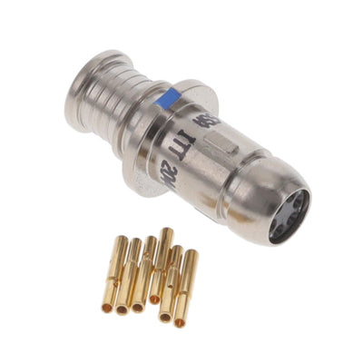 MKJCL1A6F6-6SA by ITT Cannon, LLC - CONNECTOR PLUG FMALE 6POS CRIMP