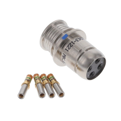 MKJCL1A6F9-4SA by ITT Cannon, LLC - CONNECTOR PLUG FMALE 4POS CRIMP