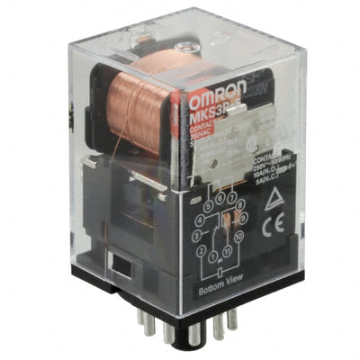 MKS3P-5 AC220 by Omron Automation and Safety - RELAY GEN PURPOSE 3PDT 10A 220V