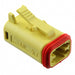 0934453105 by Molex - CONNECTOR PLUG HSG 4POS YELLOW