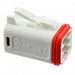 0934454106 by Molex - CONNECTOR PLUG HSG 6POS WHITE