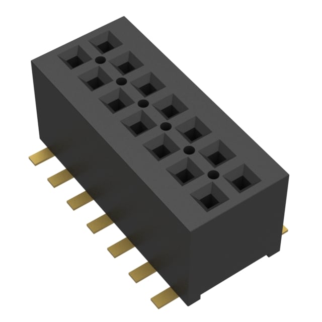 MLE-107-01-G-DV-P-TR by Samtec Inc. - CONNECTOR RECPT 14POS 0.039 GOLD SMD