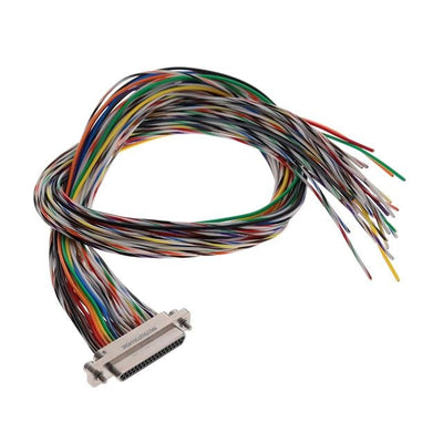 MM-215-037-161-45WC by AirBorn, Inc. - D-SUB, PLUG, .050"", 2ROW, 37POS,