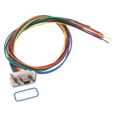 MM-2A2-009-161-26WB by AirBorn, Inc. - D-SUB, PLUG, .050"", 2ROW, 9POS,