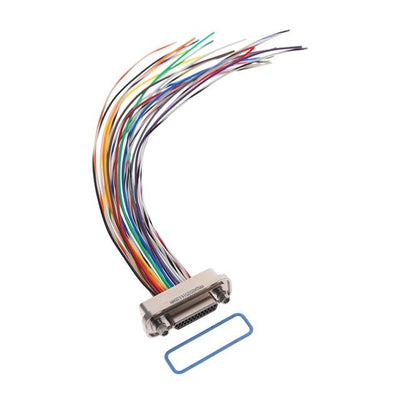 MM-2A2-025-161-26WN by AirBorn, Inc. - D-SUB, PLUG, .050"", 2ROW, 25POS,