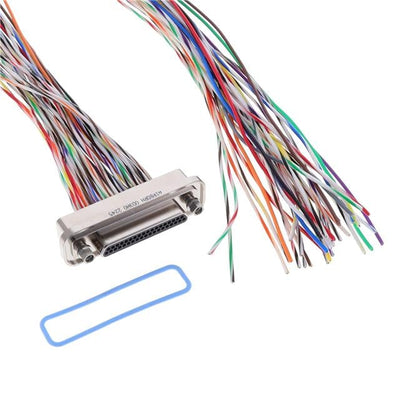 MM-2A2-037-161-26WN by AirBorn, Inc. - D-SUB, PLUG, .050"", 2ROW, 37POS,
