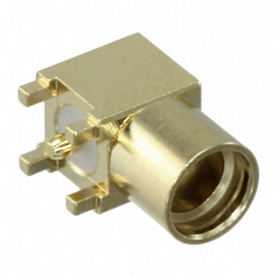 MMCX-J-P-H-RA-SM1 by Samtec Inc. - CONNECTOR MMCX JACK R/A 50 OHM SMD