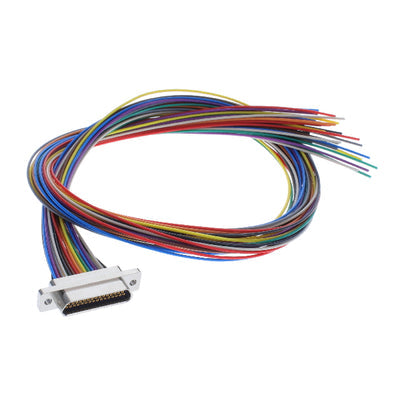 A99100-031 by Omnetics - MICRO-D 31POS FEMALE W/ 18IN WIR
