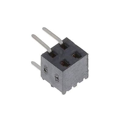 MMS-102-01-F-DH by Samtec Inc. - CONNECTOR RECPT 4P 0.079 GOLD PCB R/A