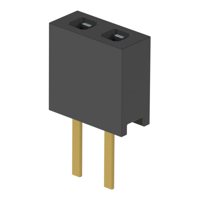 MMS-102-01-S-SV by Samtec Inc. - CONNECTOR RECPT 2POS 0.079 GOLD PCB