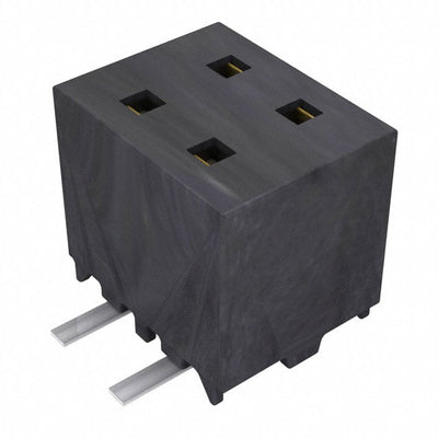 MMS-102-02-L-DV by Samtec Inc. - CONNECTOR RECPT 4POS 0.079 GOLD SMD
