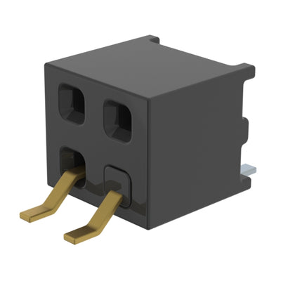 MMS-102-02-L-DH-01 by Samtec Inc. - CONNECTOR RECPT 4P 0.079 GOLD SMD R/A