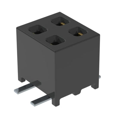 MMS-102-02-F-DV by Samtec Inc. - CONNECTOR RECPT 4POS 0.079 GOLD SMD