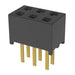 MMS-103-01-H-DV by Samtec Inc. - CONNECTOR RECPT 6POS 0.079 GOLD PCB