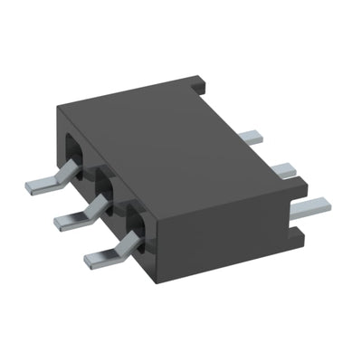 MMS-103-02-F-SH by Samtec Inc. - CONNECTOR RECPT 3P 0.079 GOLD SMD R/A
