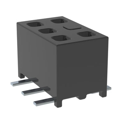 MMS-103-02-F-DV-04 by Samtec Inc. - CONNECTOR RECPT 6POS 0.079 GOLD SMD