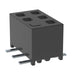 MMS-103-02-L-DV-A-01 by Samtec Inc. - CONNECTOR RECPT 6POS 0.079 GOLD SMD