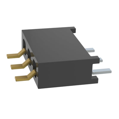 MMS-103-02-LM-SH by Samtec Inc. - CONNECTOR RECPT 3P 0.079 GOLD SMD R/A