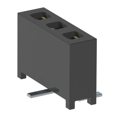 MMS-103-02-F-SV-TR by Samtec Inc. - CONNECTOR RECPT 3POS 0.079 GOLD SMD