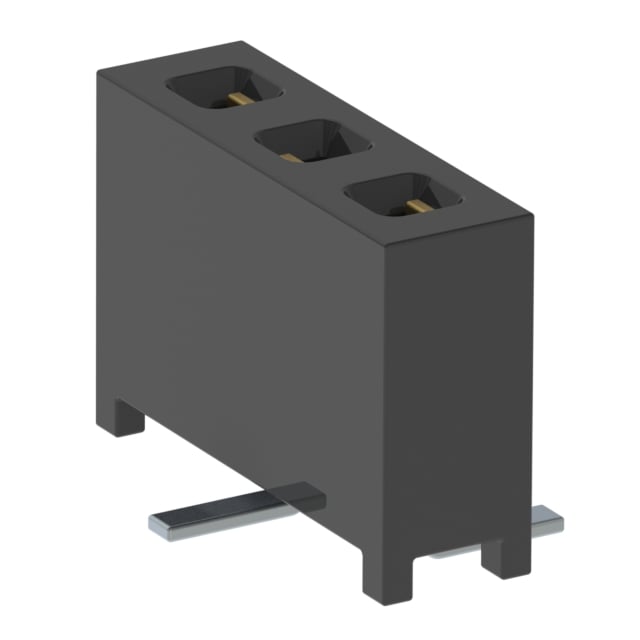 MMS-103-02-LM-SV-K-TR by Samtec Inc. - CONNECTOR RECPT 3POS 0.079 GOLD SMD