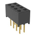 MMS-104-01-H-DV by Samtec Inc. - CONNECTOR RECPT 8POS 0.079 GOLD PCB