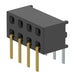 MMS-104-01-L-DH by Samtec Inc. - CONNECTOR RECPT 8P 0.079 GOLD PCB R/A