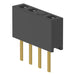 MMS-104-01-L-SV-02 by Samtec Inc. - CONNECTOR RECPT 4POS 0.079 GOLD PCB