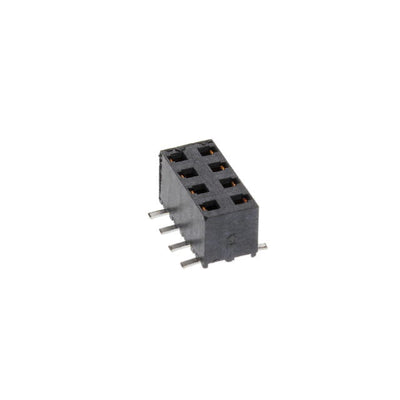MMS-104-02-L-DV-K by Samtec Inc. - CONNECTOR RECPT 8POS 0.079 GOLD SMD