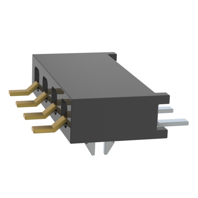 MMS-104-02-F-SH-LC by Samtec Inc. - CONNECTOR RECPT 4P 0.079 GOLD SMD R/A