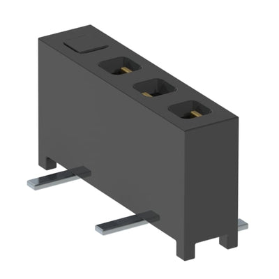 MMS-104-02-L-SV-04-K by Samtec Inc. - CONNECTOR RECPT 4POS 0.079 GOLD SMD