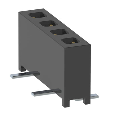 MMS-104-02-S-SV by Samtec Inc. - CONNECTOR RECPT 4POS 0.079 GOLD SMD