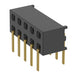 MMS-105-01-H-DH by Samtec Inc. - CONNECTOR RECPT 10P 0.079 GOLD PCB R/A