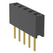 MMS-105-01-H-SV by Samtec Inc. - CONNECTOR RECPT 5POS 0.079 GOLD PCB