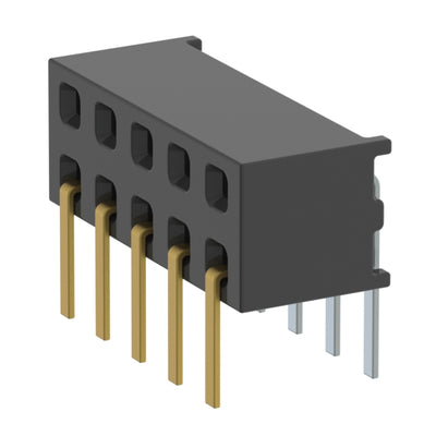MMS-105-01-S-DH by Samtec Inc. - CONNECTOR RECPT 10P 0.079 GOLD PCB R/A