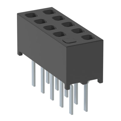 MMS-105-01-L-DV-01 by Samtec Inc. - CONNECTOR RECPT 10POS 0.079 GOLD PCB