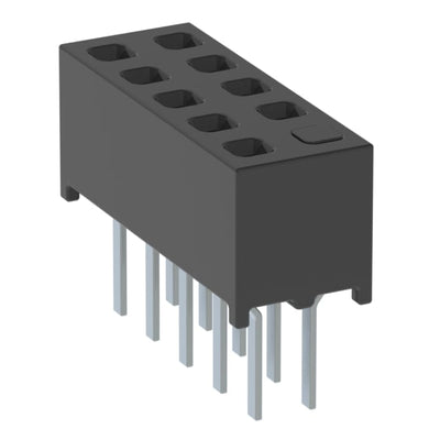 MMS-105-01-F-DV-02 by Samtec Inc. - CONNECTOR RECPT 10POS 0.079 GOLD PCB