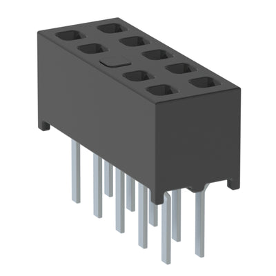 MMS-105-01-S-DV-05 by Samtec Inc. - CONNECTOR RECPT 10POS 0.079 GOLD PCB